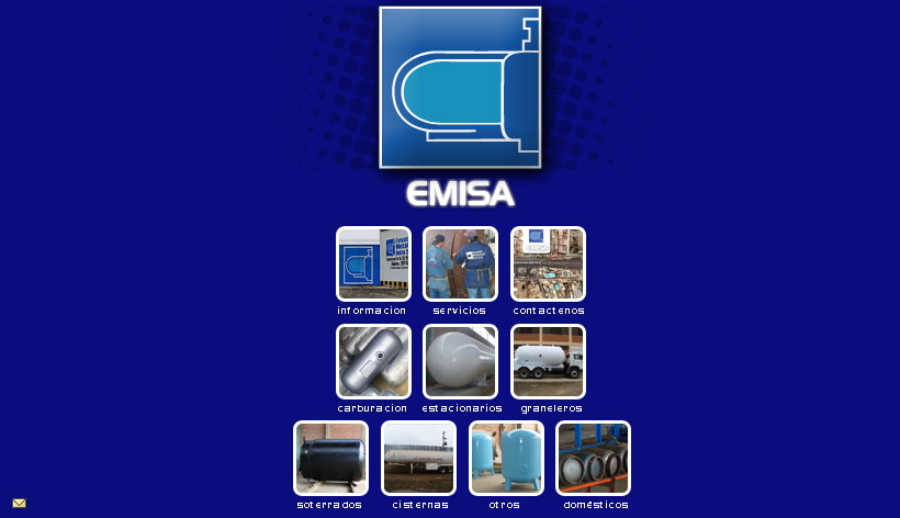 EMISA - Envases Metalicos Inca. Tanques graneleros, soterrados, de carburacion, cisternas, balones de gas. Website oficial